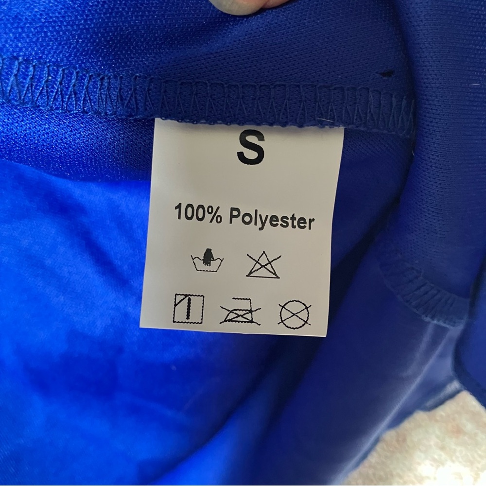 Royal Blue Spaghetti Strap Formal Floor Length Slit Corset Back Dress - Picture 8 of 8